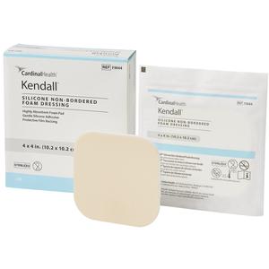 Foam Silicone Dressing, Non-Bordered, 4"x4"