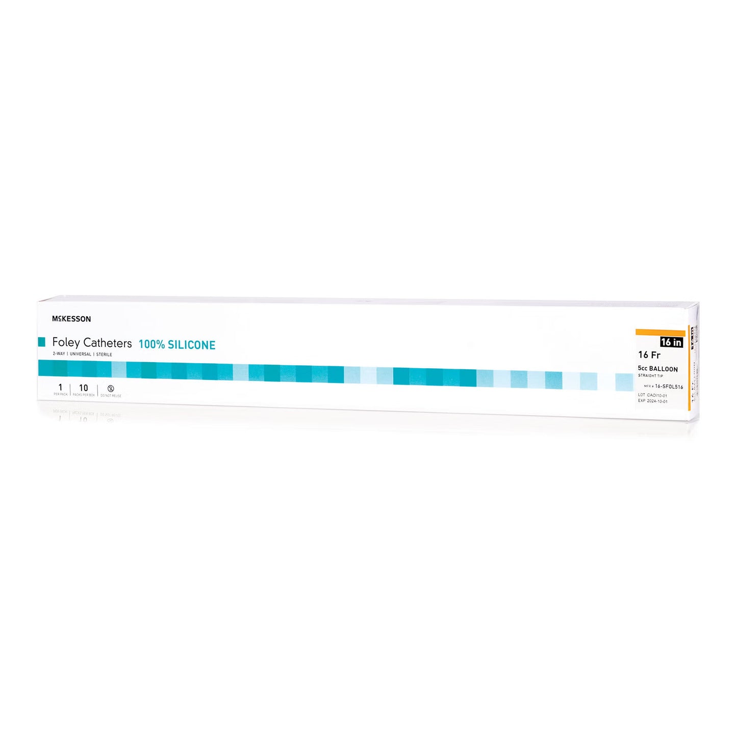 Foley Catheter, 2-Way, Standard Tip, 5-10 ml Balloon, 100% Silicone