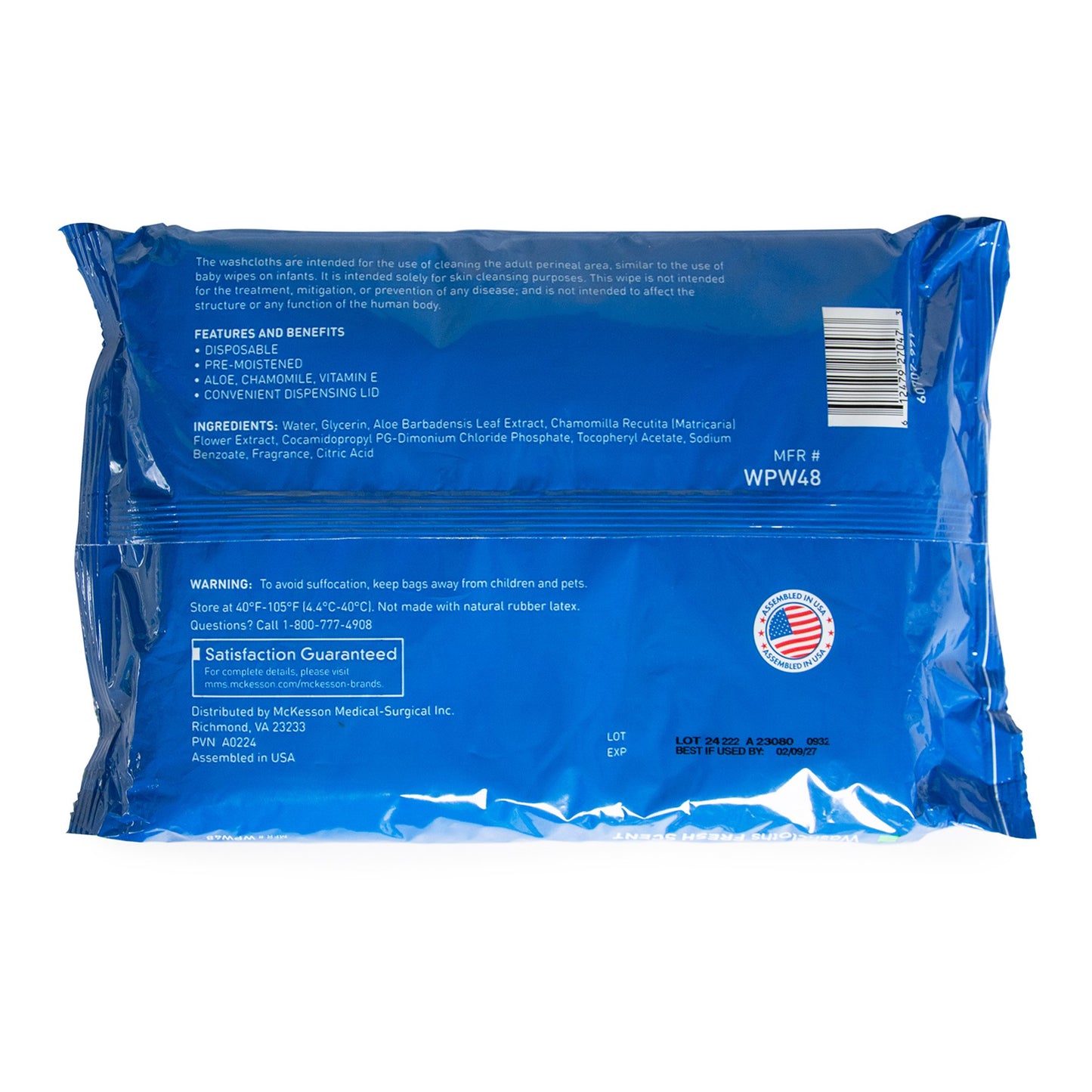 Personal Cleansing Wipe Soft Pack Scented