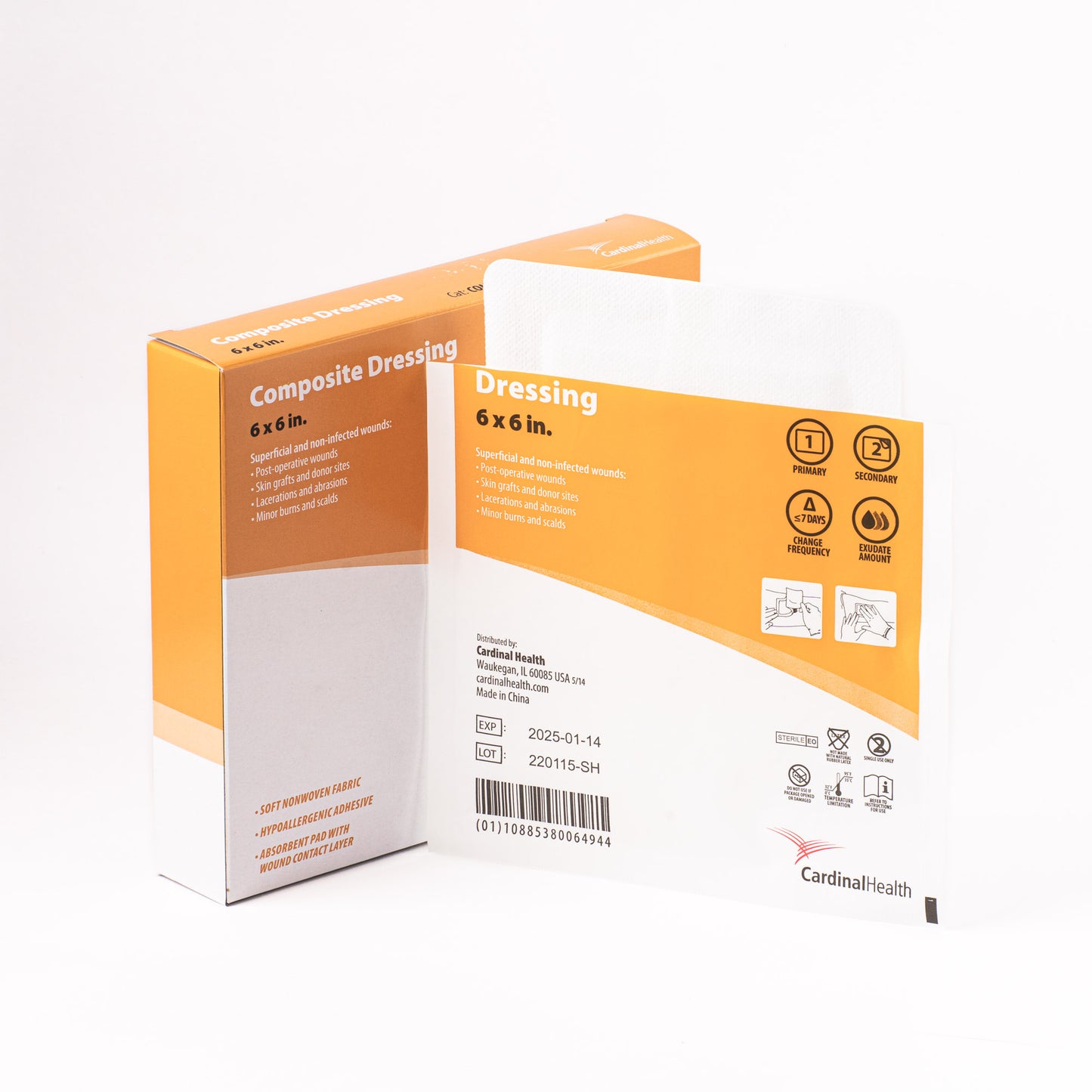 Composite Wound Dressing 6"x6"