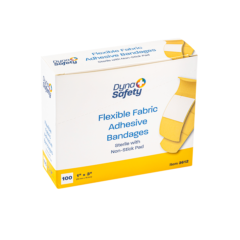 Flexible Fabric Adhesive Bandages 1" x 3" Sterile