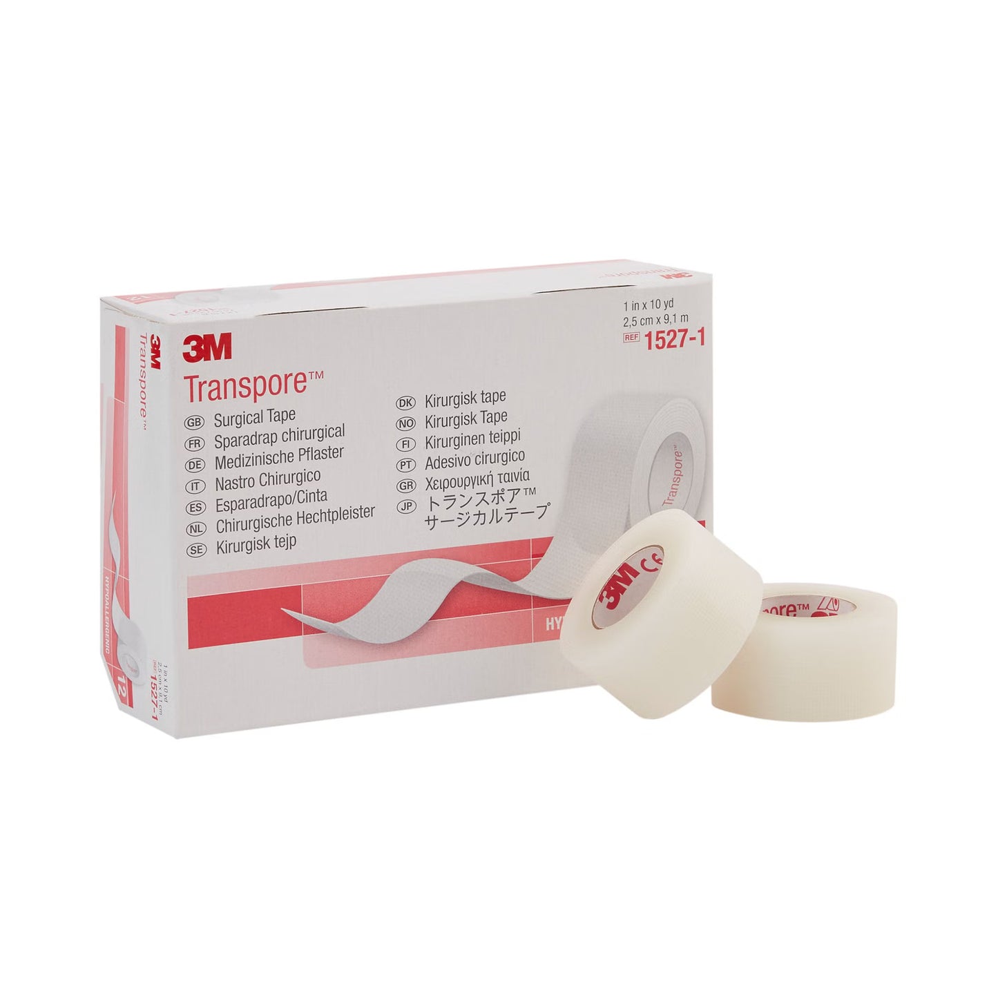 Medical Plastic Tape Transparent 1 Inch X 10 Yard Non Sterile