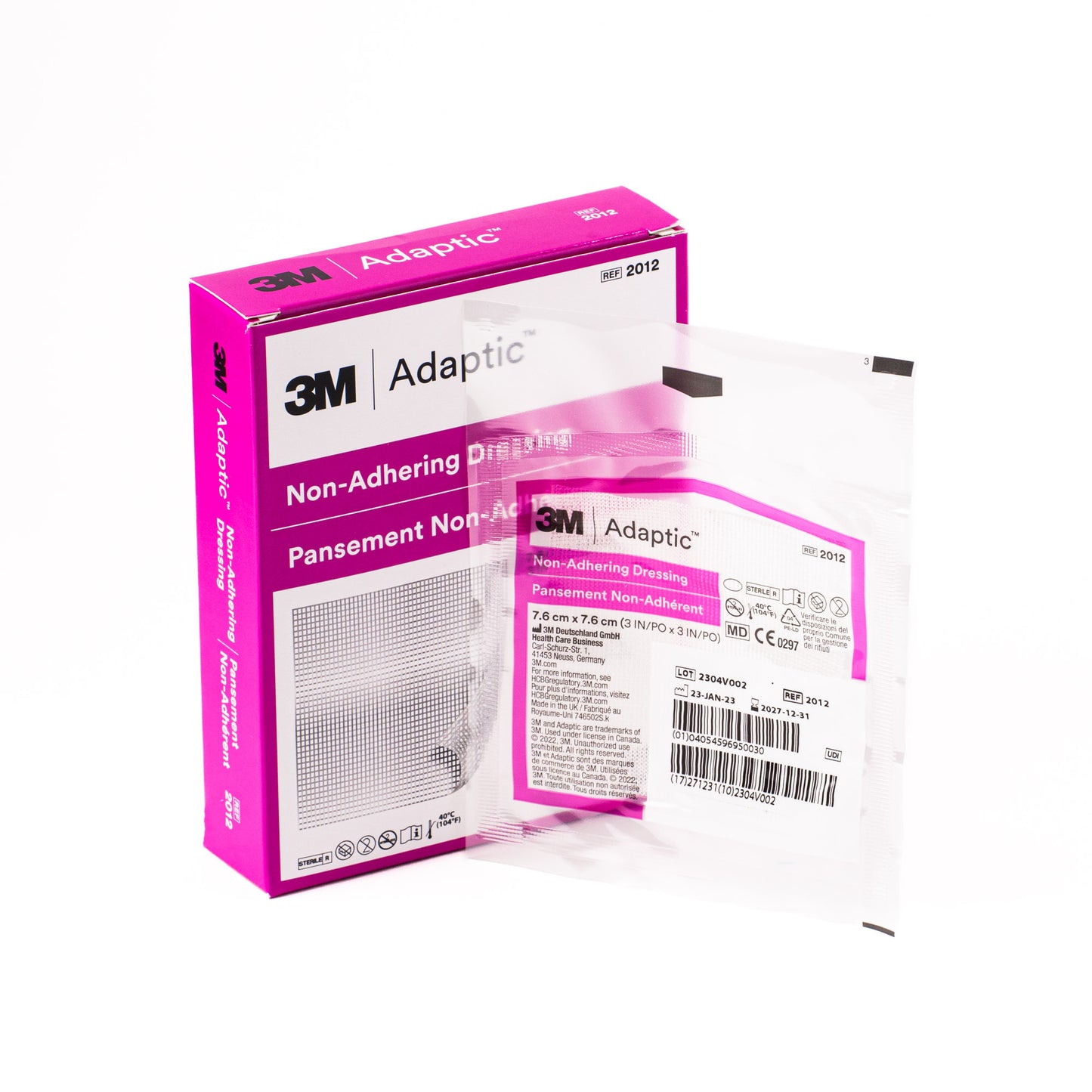 Adaptic Non-Adhering Dressing, 3"x3"