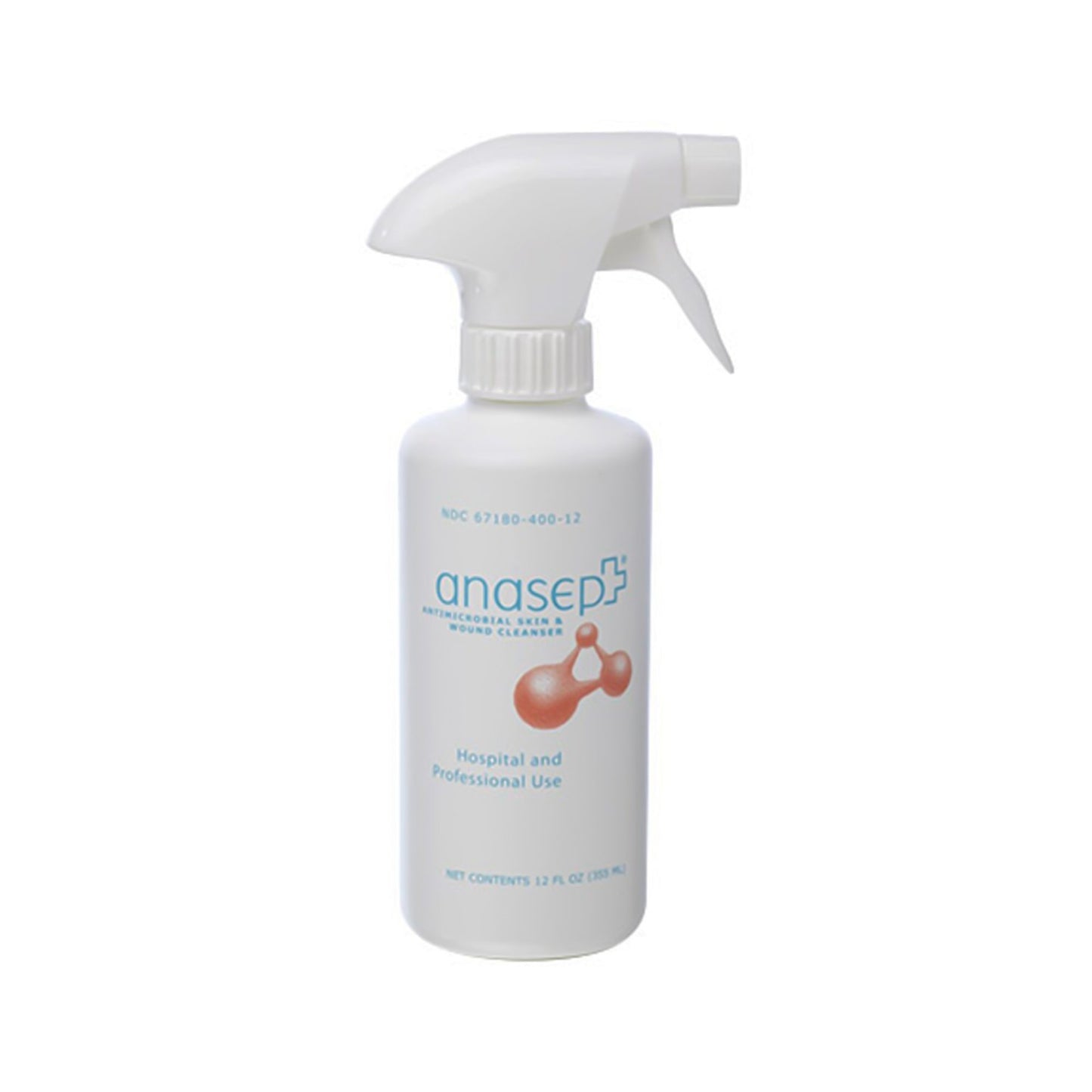 Wound Cleanser, Non-Sterile, Antimicrobial, 12 oz. Spray Bottle