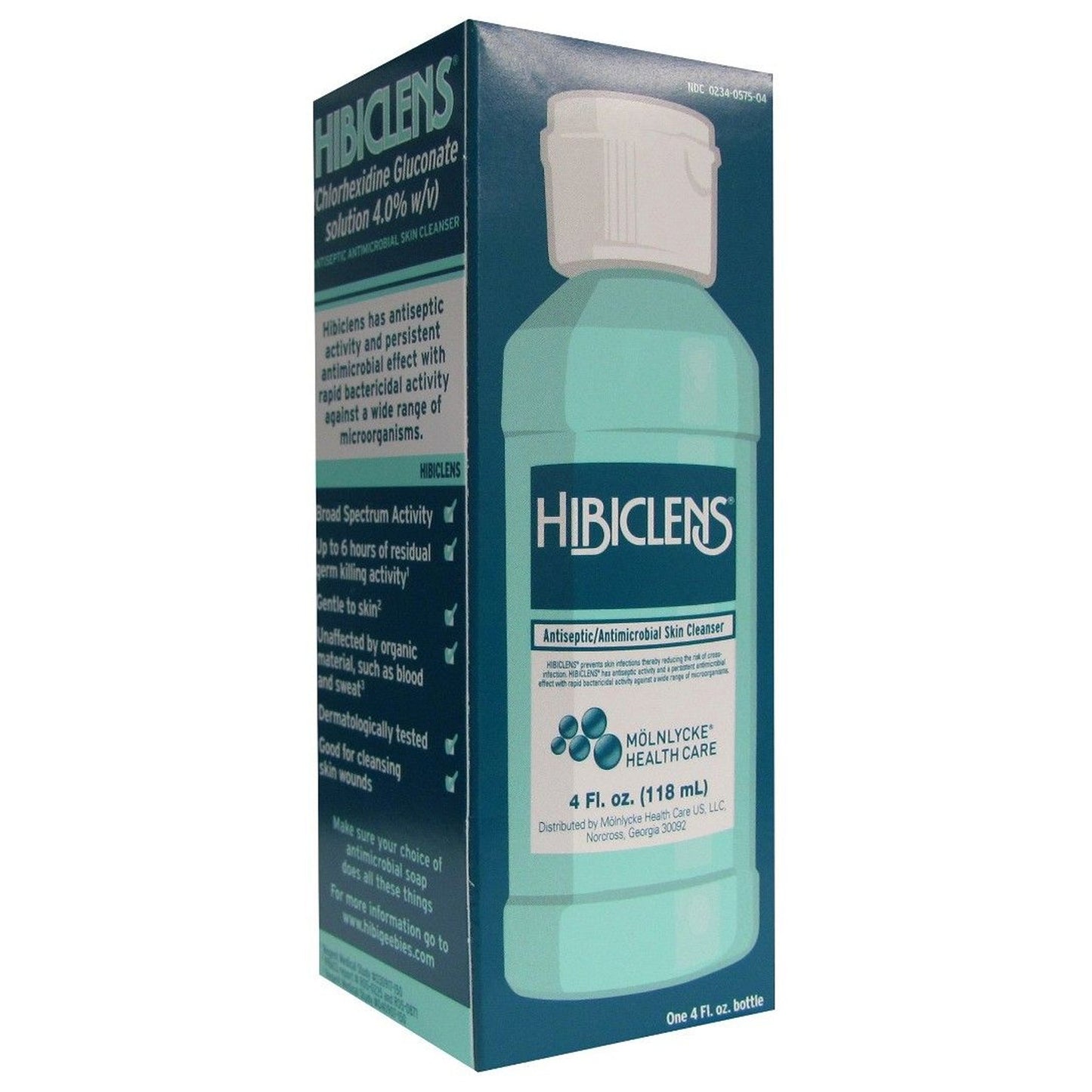 Hibiclens Antiseptic / Antimicrobial Skin Cleanser 4 oz. Bottle
