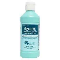 Hibiclens Antiseptic / Antimicrobial Skin Cleanser 8 oz. Bottle