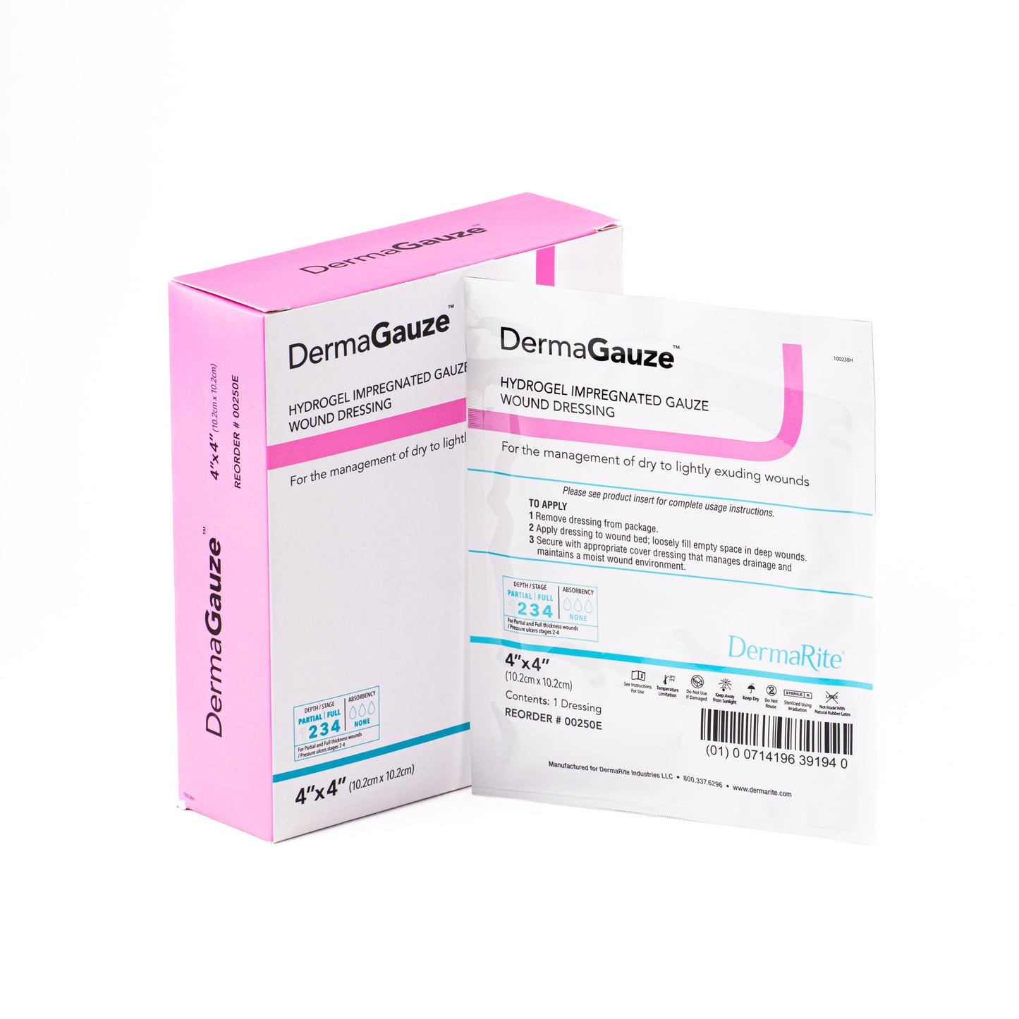 Hydrogel Impregnated Gauze 4"x4"