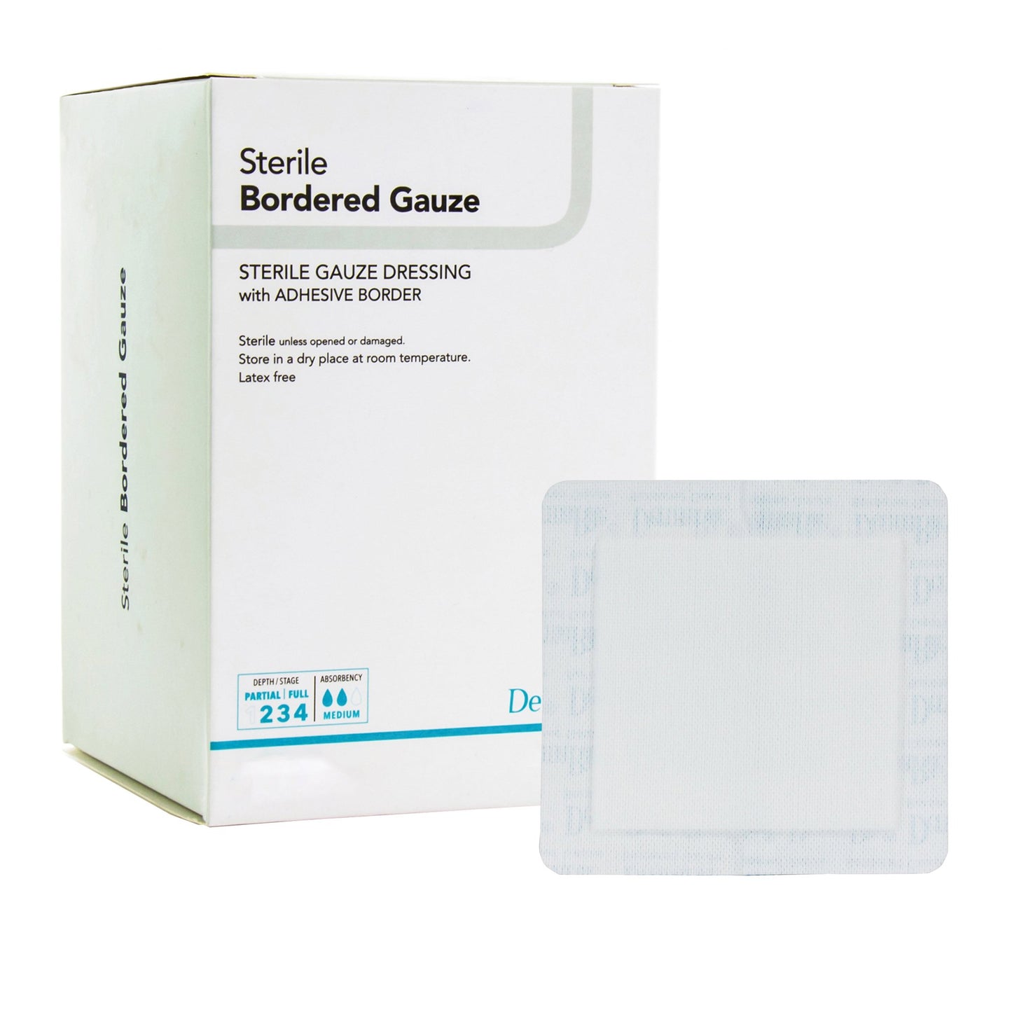 Bordered Gauze, Sterile, Island Dressing