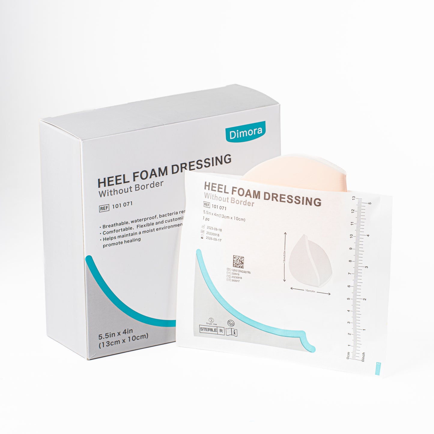 Foam Heel, without Border 5.5"x4"