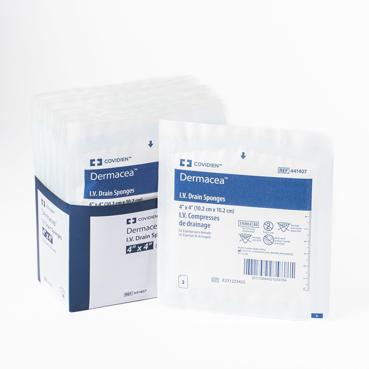 Drain Sponge Sterile 6-Ply 4"x4"