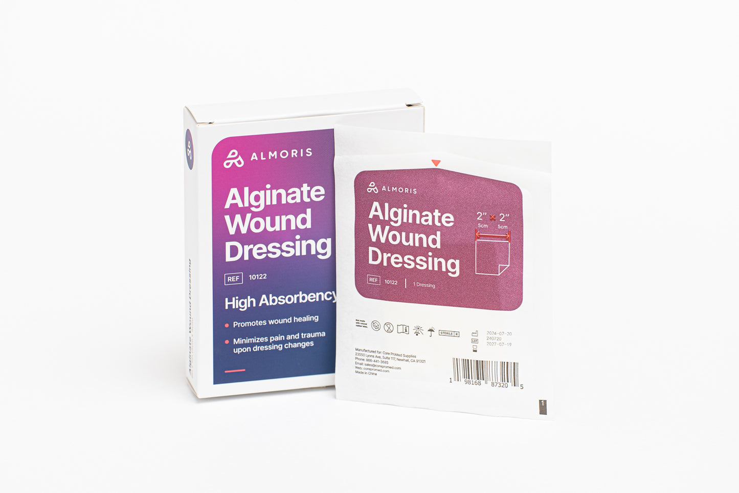 Alginate (Ca) 2"x2"