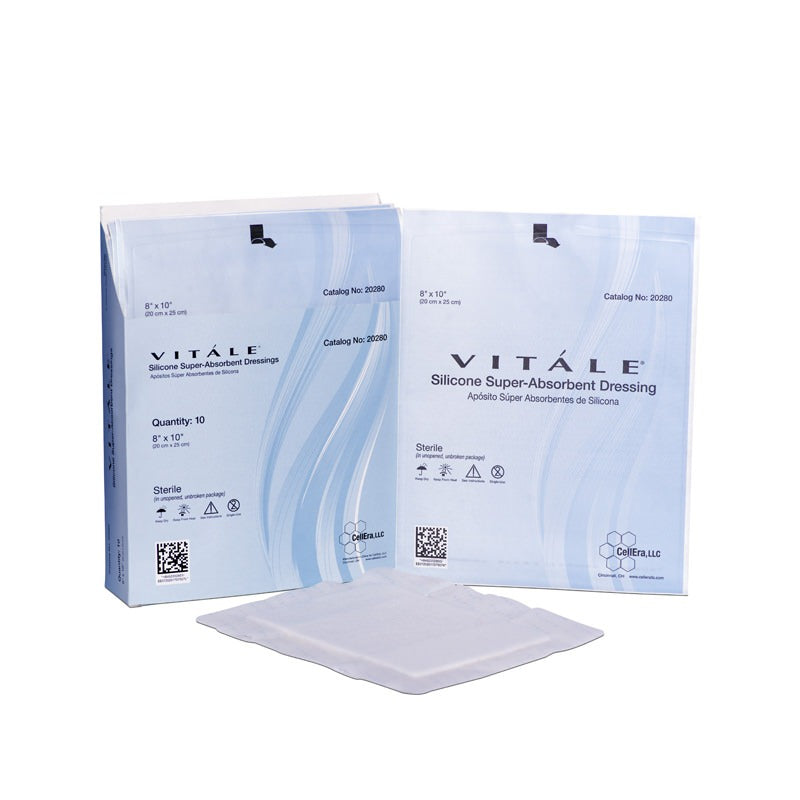 Super Absorbent with Silicone Border 8" x 10"