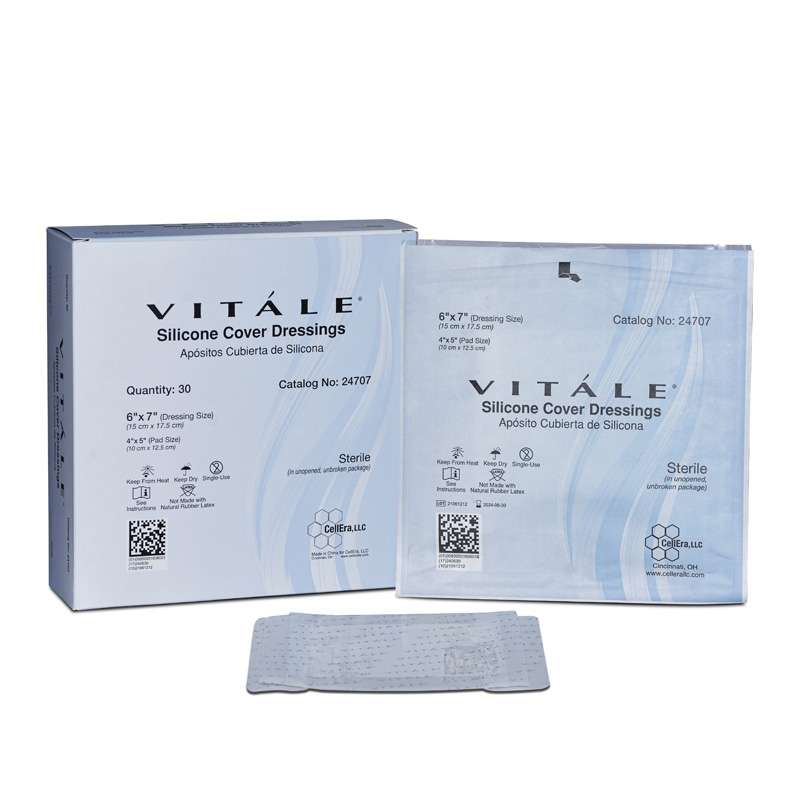 Super Absorbent with Silicone Border 6" x 7"