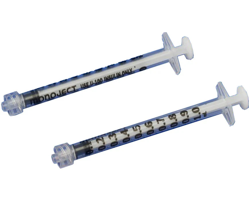 Monoject Luer Lock Syringe 1mL