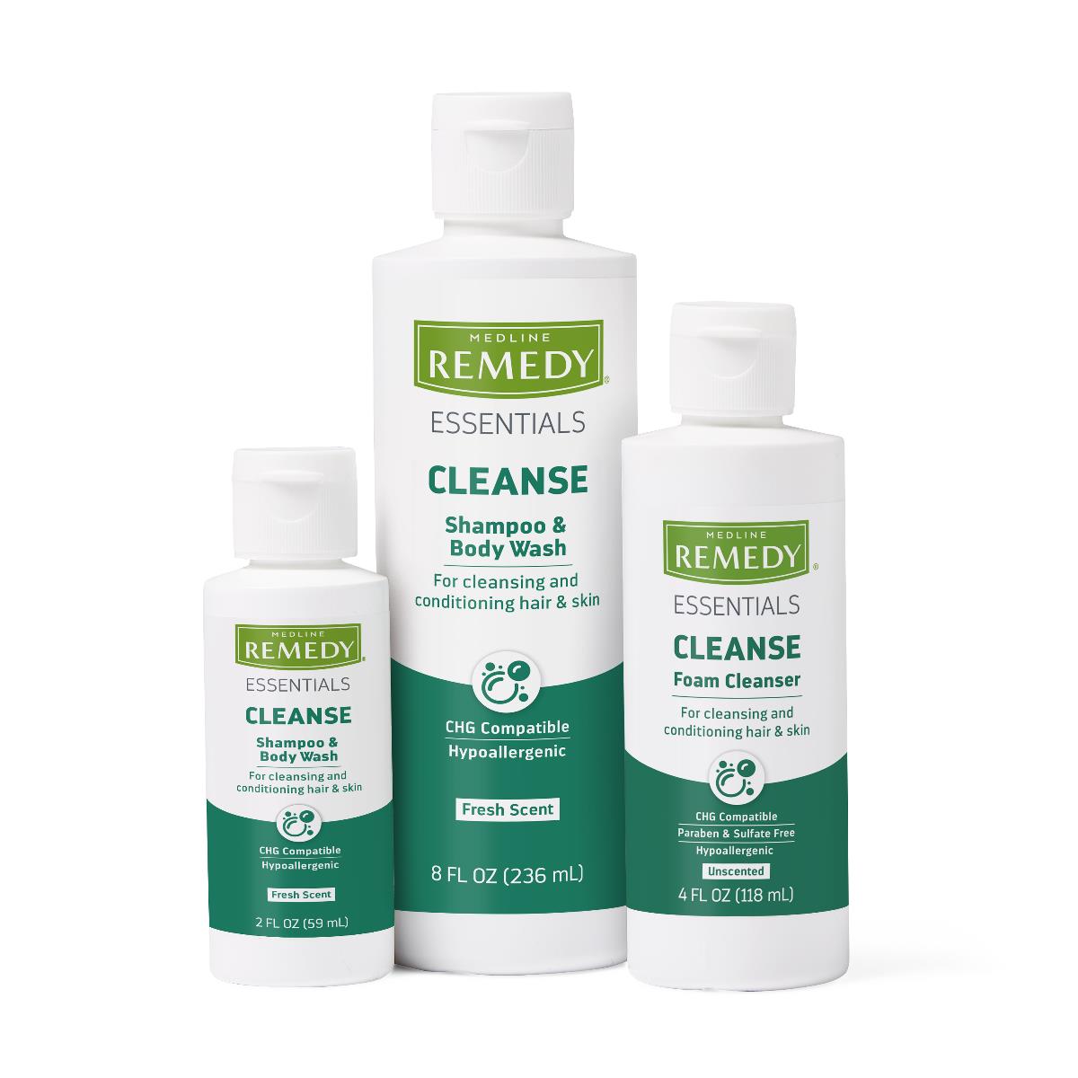 Remedy Essentials Shampoo & Body Wash, 8 oz.