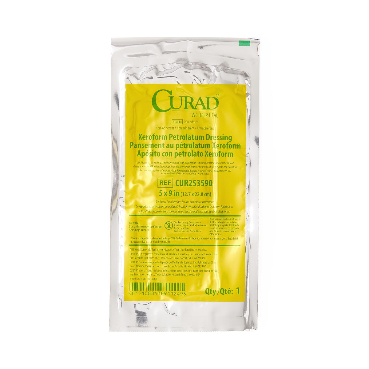 Gauze, Petrolatum (Xeroform) 5"x9"