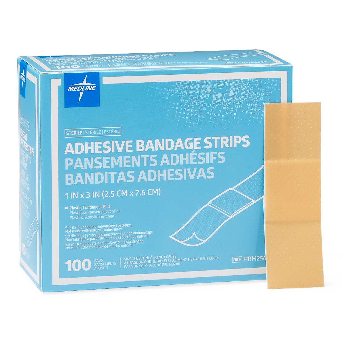 Adhesive Bandages, Band-Aid, 1" x 3"