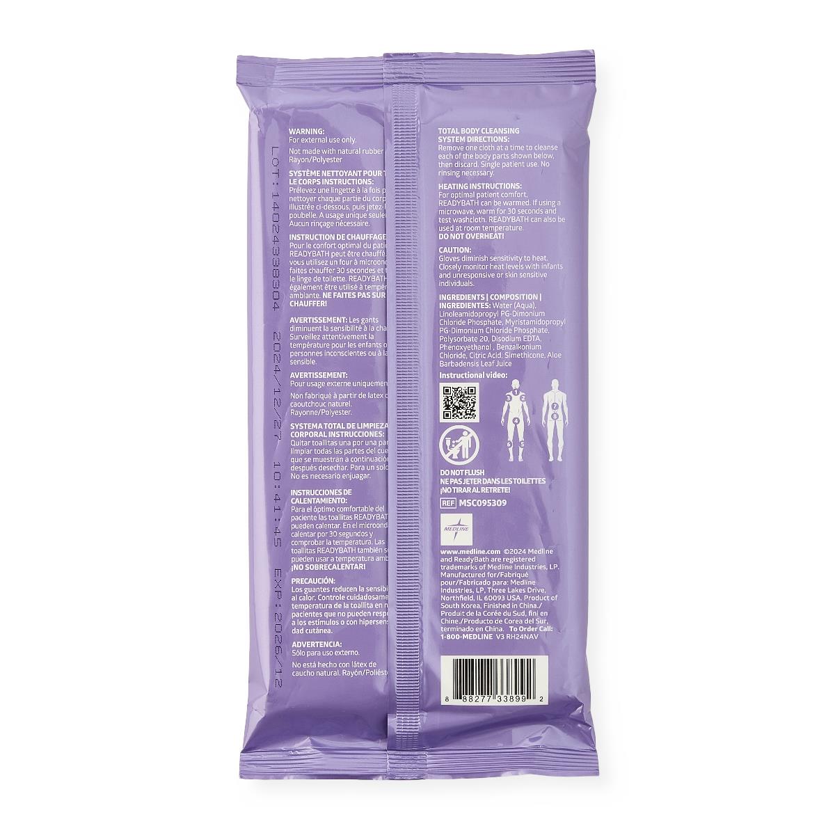 Bathing Cloths, Bath Wipes