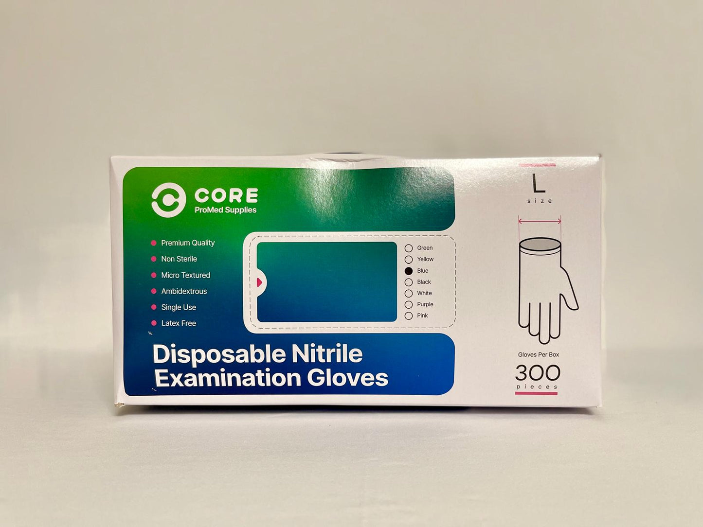 Nitrile Exam Gloves, Powder Free, 300/Box