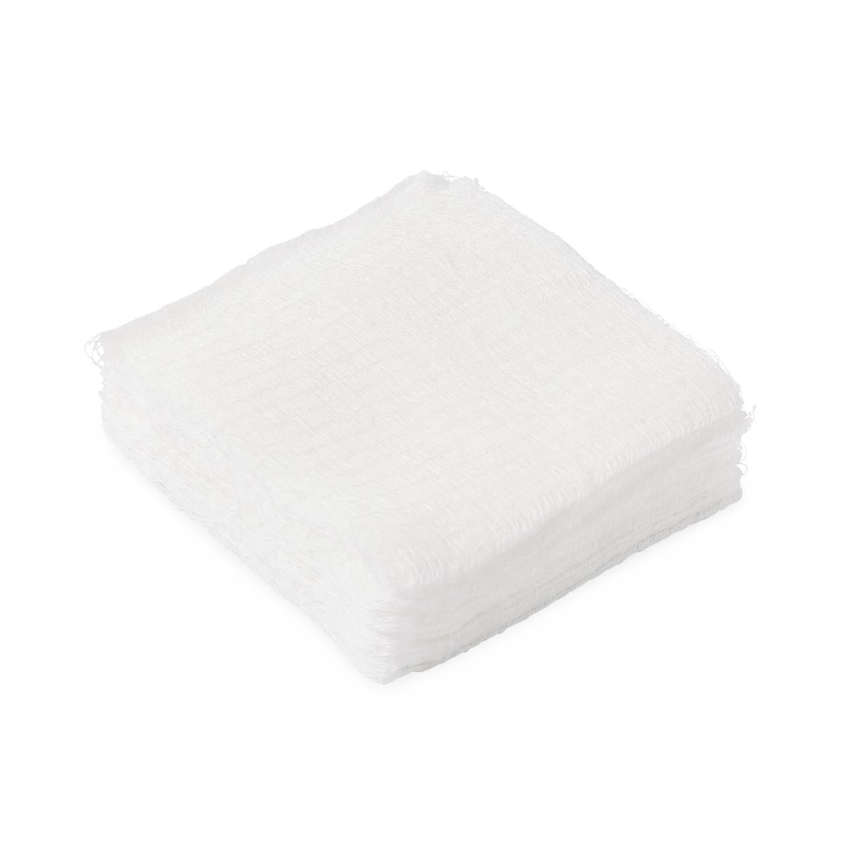 Nonsterile 100% Cotton Woven Gauze Sponges, 16-Ply, 4" x 4"