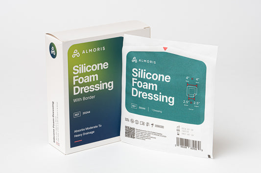 ALMORIS, Foam Dressing, Silicone Border