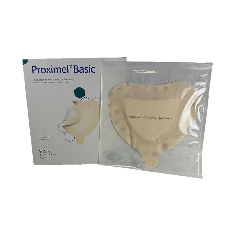 Foam Dressing, w/ Border Waterproof Film Backing Acrylic Adhesive