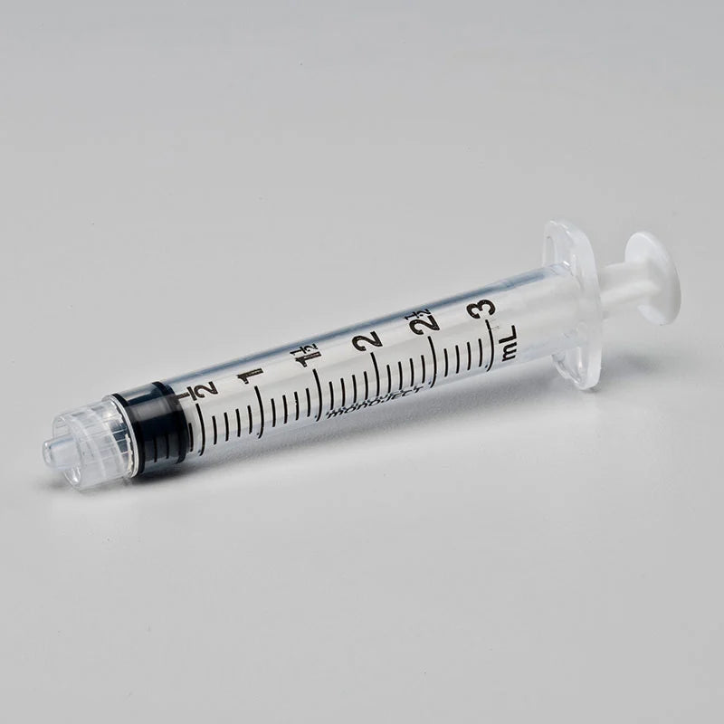 Monoject Luer Lock Syringe 3mL Non-Sterile