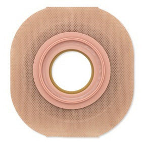 Ostomy Barrier New Image™ FlexTend™ Precut, Extended Wear Adhesive Tape Borders 57 mm Flange Red Code System 1-3/8 Inch Opening