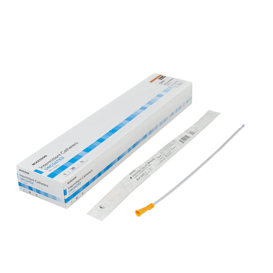 Urethral Catheter Coude Tip Uncoated PVC 16 Fr. 16 Inch Length