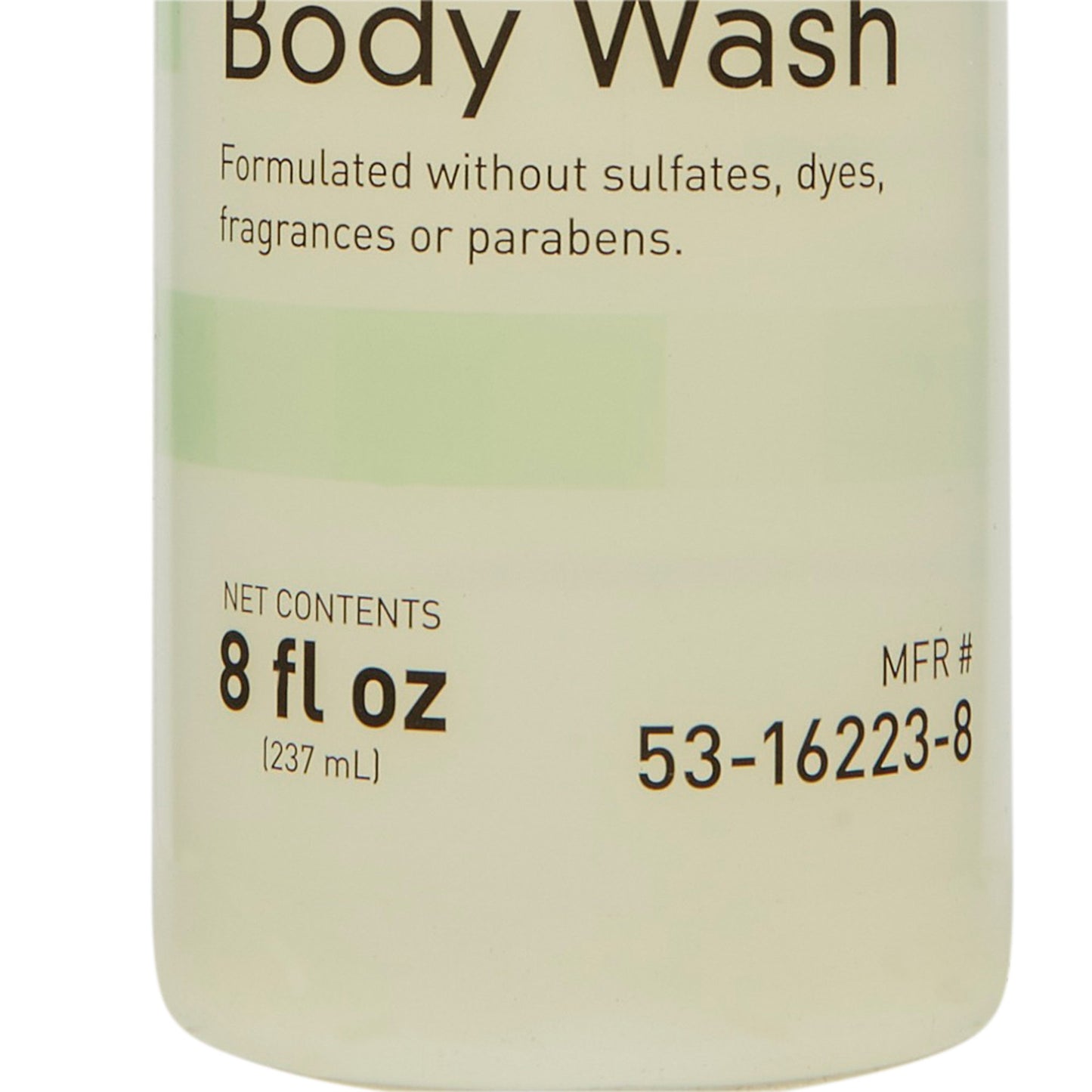 Shampoo and Body Wash, 8 oz., Flip Top Bottle, Unscented