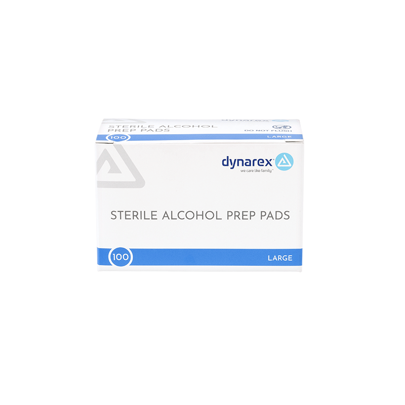 Alcohol Prep Pad - Sterile Large 100/box