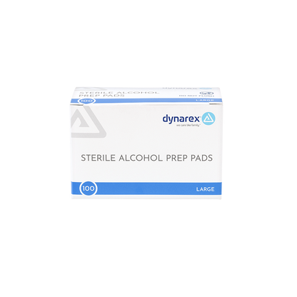 Alcohol Prep Pad - Sterile Large 100/box