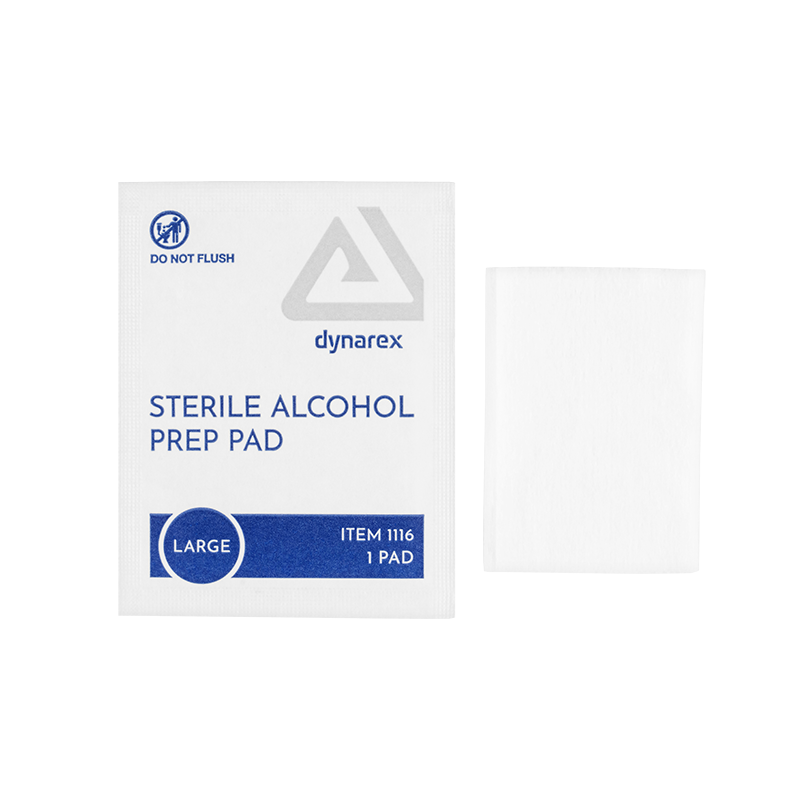 Alcohol Prep Pad - Sterile Large 100/box