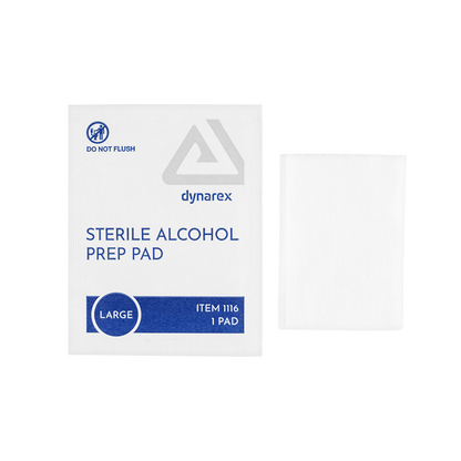 Alcohol Prep Pad - Sterile Large 100/box