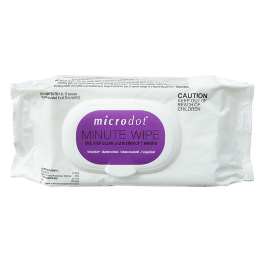 Surface Disinfectant Cleaner Wipe, Premoistened, Alcohol Based, 60 Count Soft Pack, NonSterile