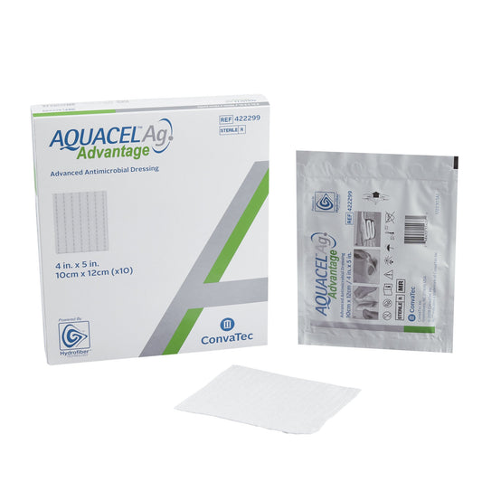 Silver Hydrofiber Dressing Ag Advantage 4 X 5