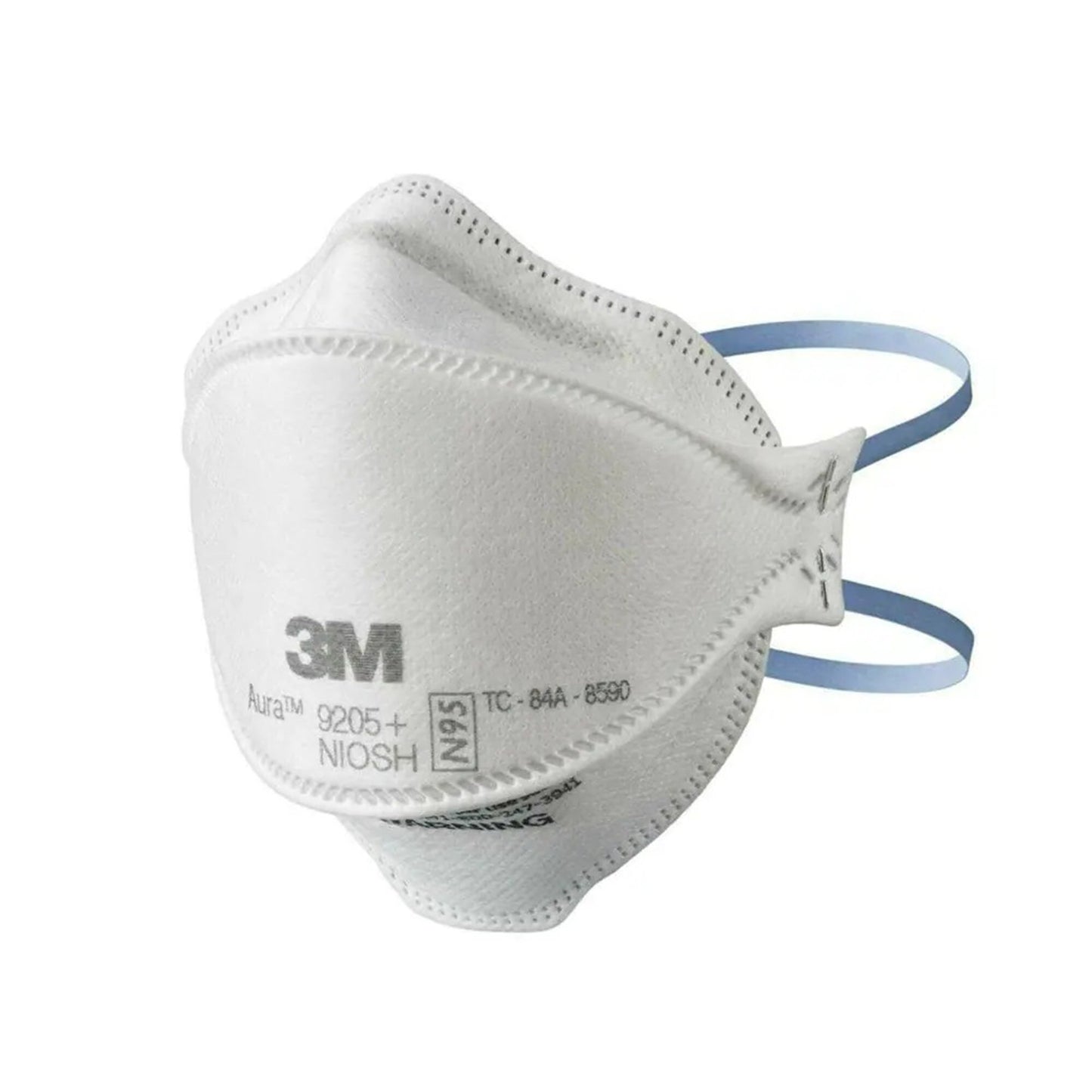 Particulate Respirator Mask 3M™ Aura™ Industrial N95 Not Rated Elastic Strap One Size Fits Most