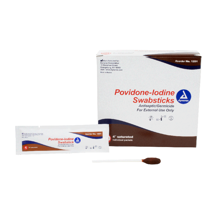 Povidone Iodine Swabsticks