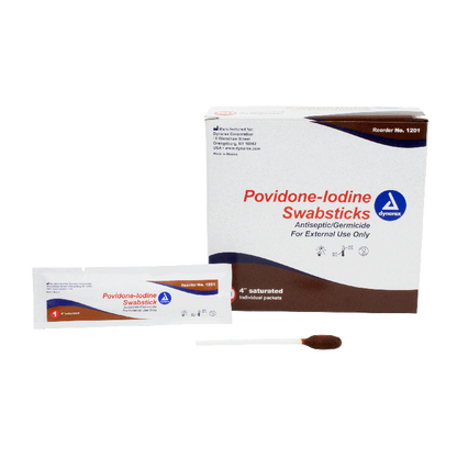 Povidone Iodine Swabsticks