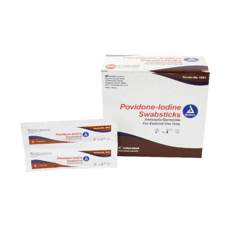 Povidone Iodine Swabsticks