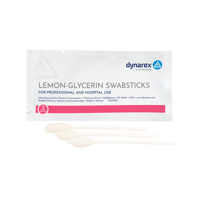 Lemon-Glycerin Swabsticks  3/Packet