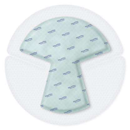 Super Absorbent Dressing, Silicone Border, Heel, 10" x 10"