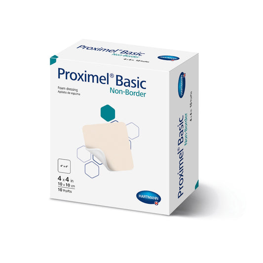 Foam Dressing Proximel® Basic Non-Border 2 X 2 Inch Without Border Waterproof Film Backing Nonadhesive Square Sterile