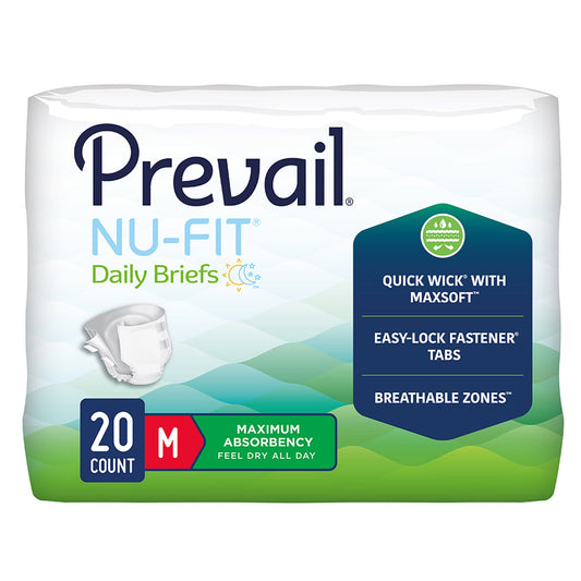 Incontinence Briefs, Unisex Adult, Heavy Absorbency