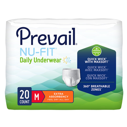 Underwear, Pull On w/ Tear Away Seams, Unisex, Heavy Absorbency