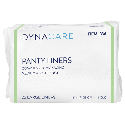 Panty Liners w/ Adhesive Tab 6" x 17"