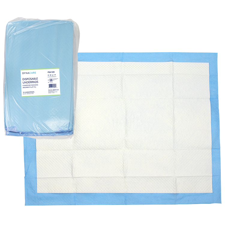 Disposable Underpads w/ Polymer 30" x 36" (90g) with Polymer