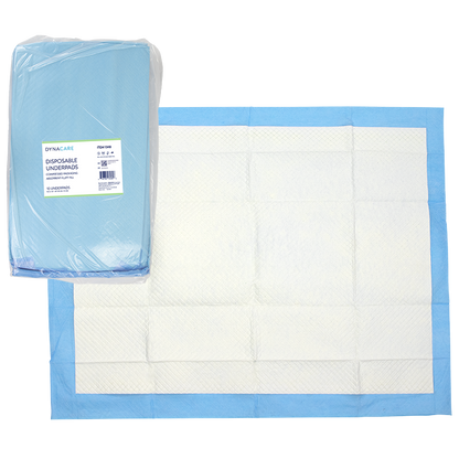 Disposable Underpads w/ Polymer 30" x 36" (90g) with Polymer