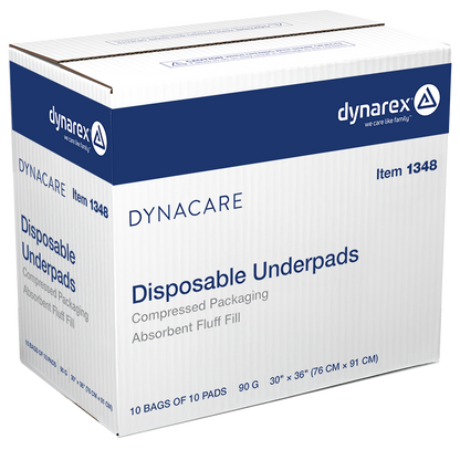 Disposable Underpads w/ Polymer 30" x 36" (90g) with Polymer