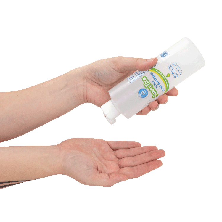 Hand Sanitizer with Moisturizing Aloe 8 oz.